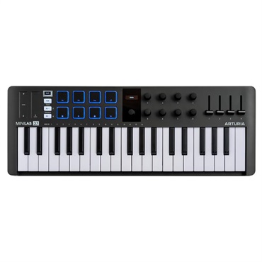Arturia MINILAB 37 BK (アートリア)(ミニラボ)(ホワイト)(37鍵盤)(MIDIコントローラー) 画像2