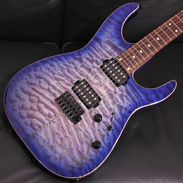 Tom Anderson Angel Quilt Maple Top Abalone to Deep Ocean Blue Burst with Binding SN. 04-28-26N 画像2