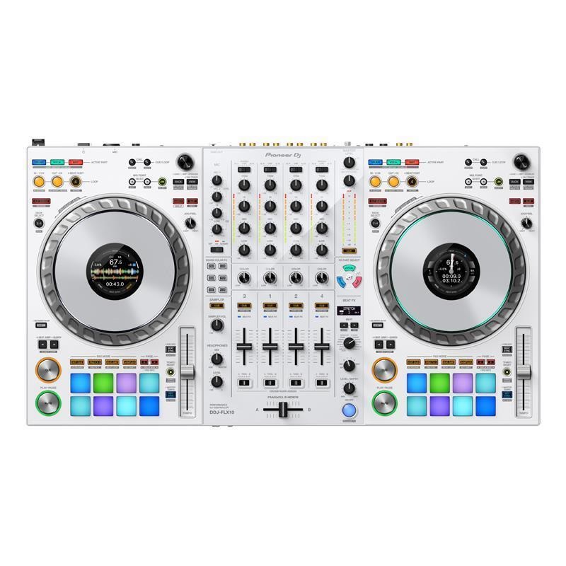 Pioneer DJ DDJ-FLX10-W + HDJ-X7-S ヘッドホンSET 【ご購入特典 / LT