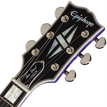 Epiphone Inspired by Gibson Custom Les Paul Custom (Amethyst Sparkle) 画像4