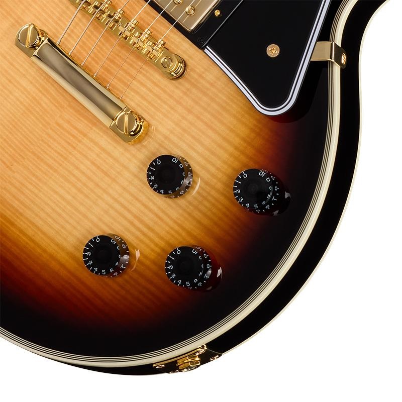 トップ単板　Epiphone FT-350SCE ブラック　ペグ換装品 Epiphone Inspired by Gibson Custom Les Paul Custom (Sedona Burst