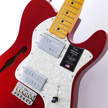 Fender USA American Vintage II 1972 Telecaster Thinline (Candy Apple Red/Maple) 画像3