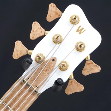 Warwick USED 中古 Custom Shop Thumb Bass NT 5 Solid White High Polish 画像6