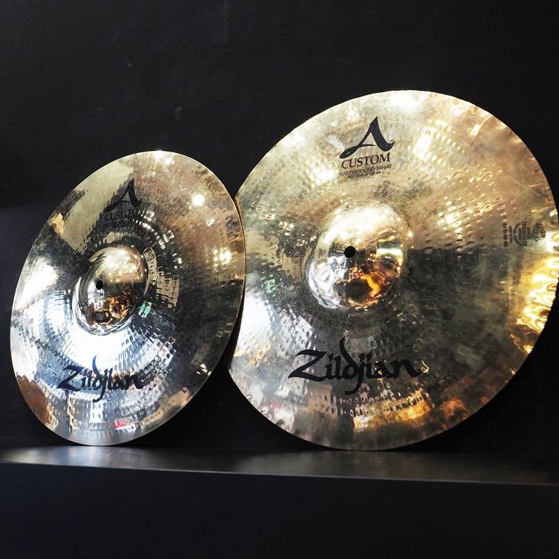 Zildjian USED 中古 A Custom Mastersound HiHat 15 pair [Top:1124g
