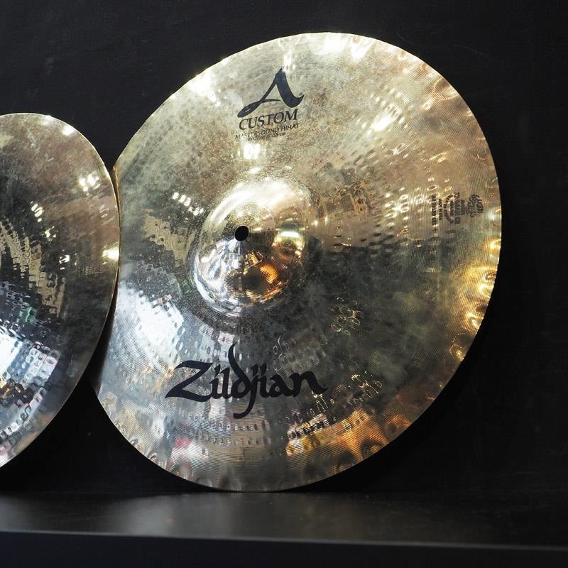 Zildjian USED 中古 A Custom Mastersound HiHat 15 pair [Top:1124g