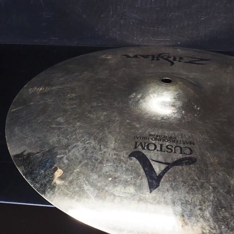 Zildjian USED 中古 A Custom Mastersound HiHat 15 pair [Top:1124g