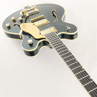 GRETSCH Professional Collection Broadkaster LX Center Block with String-Thru Bigsby and Gold Hardware (Cadillac Green/Ebony) 画像4