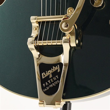GRETSCH Professional Collection Broadkaster LX Center Block with String-Thru Bigsby and Gold Hardware (Cadillac Green/Ebony) 画像5
