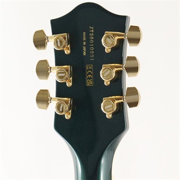 GRETSCH Professional Collection Broadkaster LX Center Block with String-Thru Bigsby and Gold Hardware (Cadillac Green/Ebony) 画像9