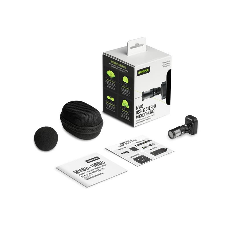SHURE MV88 USBC (シュアー)(スマホ用マイク)(コンデンサーマイク)(USB