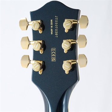 GRETSCH Professional Collection Broadkaster Jr. LX Center Block with String-Thru Bigsby and Gold Hardware (Midnight Sapphire/Ebony) 【特価】 画像9