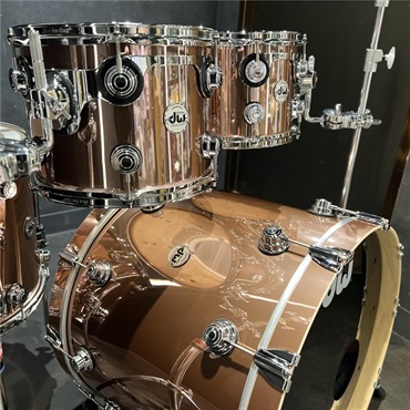 dw Collector’s Pure Maple 4pc Kit / 333 Shell [22BD，16FT，12&10TT / Rose Copper Finish Ply] 画像3