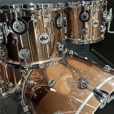 dw Collector’s Pure Maple 4pc Kit / 333 Shell [22BD，16FT，12&10TT / Rose Copper Finish Ply] 画像5