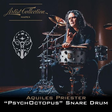 MAPEX ACMP4800LPG [Artist Collection Aquiles Priester PsychOctopus Snare14×8] 画像1