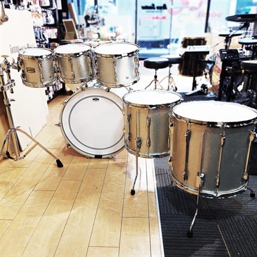 YAMAHA Recording Custom 6pc Drum Set - シルバースパークル[22BD.8TT.10TT.12TT.14FT.16FT]【ヤマハアブソルートドラムショップ限定カラー】 画像8