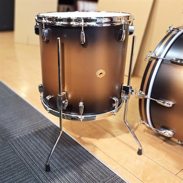 Slingerland Radio King 3pc Outfit [22BD，13TT，16FT/Black and Gold Lacquer] 画像4
