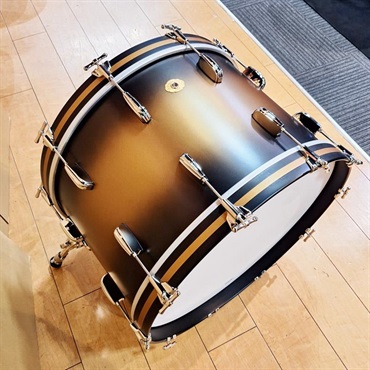 Slingerland Radio King 3pc Outfit [22BD，13TT，16FT/Black and Gold Lacquer] 画像6