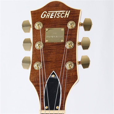 GRETSCH Professional Collection Broadkaster LX Figured Center Block with String-Thru Bigsby and Gold Hardware (Bourbon Stain/Ebony) 画像9
