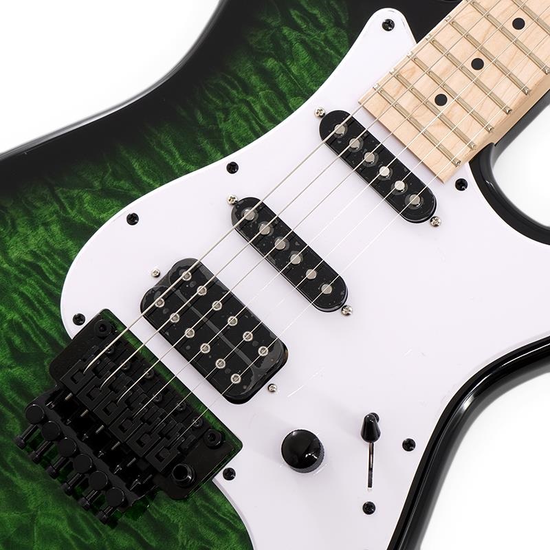 Jackson X Series Signature Adrian Smith SDXQM (Transparent Green