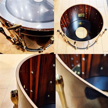YAMAHA USED 中古 YAMAHA 100TH Limited Centennial Edition Recording Custom Special ''Ciricote''Drum Set　[RCS100CG/22BD.10TT.12TT.13TT.16FT/ファイバーケース付属/Made In Japan] 画像9