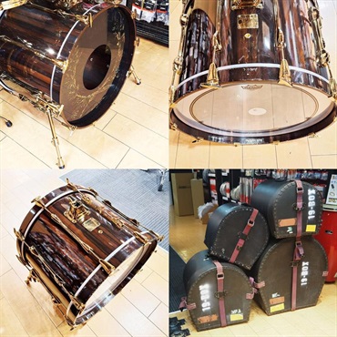 YAMAHA USED 中古 YAMAHA 100TH Limited Centennial Edition Recording Custom Special ''Ciricote''Drum Set　[RCS100CG/22BD.10TT.12TT.13TT.16FT/ファイバーケース付属/Made In Japan] 画像10
