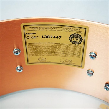 dw DRVP5514SPC [Polished Copper Snare Drum 14×5.5] 画像8