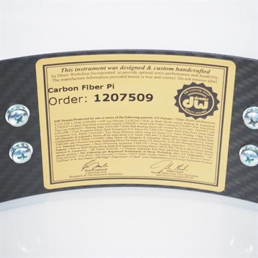 dw DRVF3114SVC [Collector's Carbon Fiber Pi Snare Drum/14×3.14] 画像8
