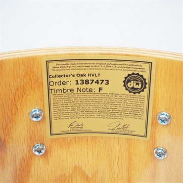 dw DRO25514SSC101[Collector's Pure Oak HVLT Shell 14x5.5 /Natural Satin Oil] 画像9