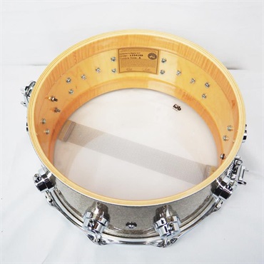 dw DRX16514SSC095 [Collector's Pure Maple Snare Drum VLT Shell 14×6.5 / Nickel Sparkle Glass Finish Ply] 画像8
