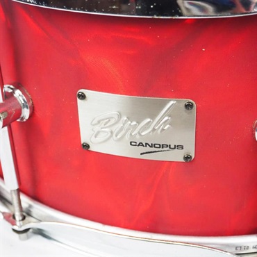 CANOPUS USED 中古 BR-1465 [Birch Snare Drum 14×6.5 -Red Satin] 画像1