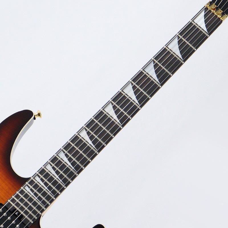 Jackson MJ Series Dinky DK Flame Maple (Amber Burst/Ebony) 【B級