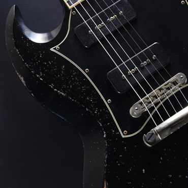 Gibson Limited Run Murphy Lab SG Custom w/Batwing P-90 Heavy Aged (Ebony) #CS 600744 【IKEBE Gibson POP UP 温故知新】 画像6