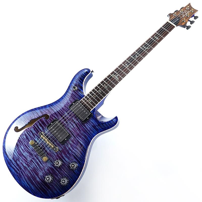 P.R.S. Wood Library McCarty 594 Semi-Hollow (Violet Blue Burst) SN