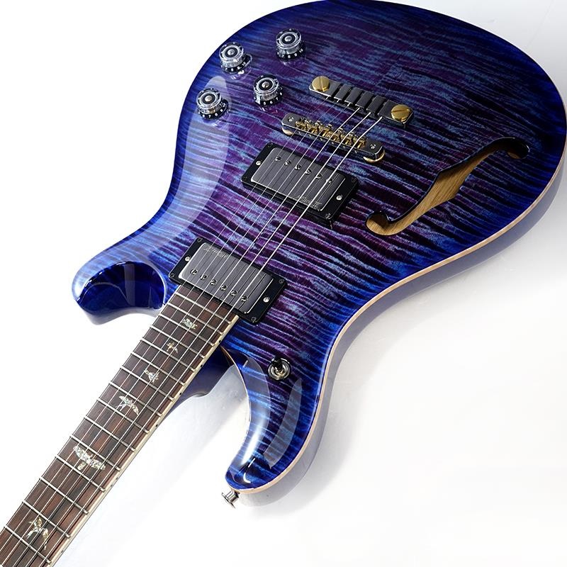 P.R.S. Wood Library McCarty 594 Semi-Hollow (Violet Blue Burst) SN