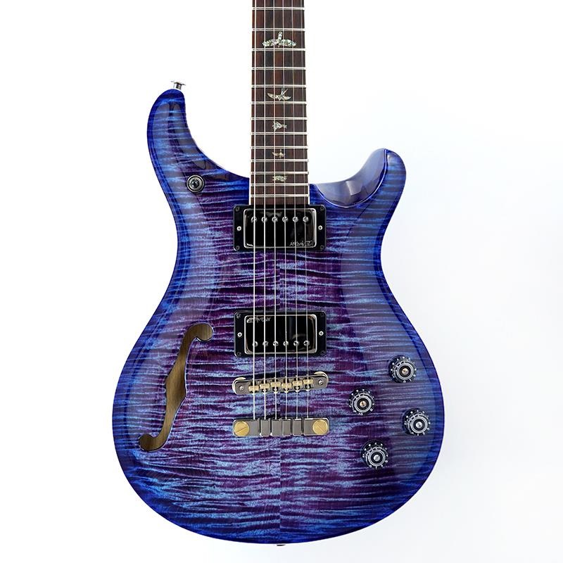 P.R.S. Wood Library McCarty 594 Semi-Hollow (Violet Blue Burst) SN