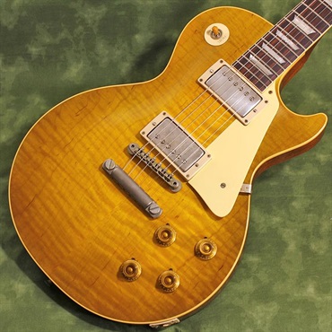Gibson USED 中古 Murphy Lab 1959 Les Paul Standard Reissue Green Lemon Fade Ultra Light Aged SN. 952165 画像2