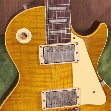 Gibson USED 中古 Murphy Lab 1959 Les Paul Standard Reissue Green Lemon Fade Ultra Light Aged SN. 952165 画像4