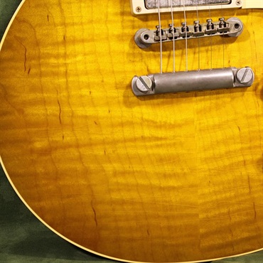 Gibson USED 中古 Murphy Lab 1959 Les Paul Standard Reissue Green Lemon Fade Ultra Light Aged SN. 952165 画像5