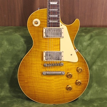Gibson USED 中古 Murphy Lab 1959 Les Paul Standard Reissue Green Lemon Fade Ultra Light Aged SN. 952165 画像6