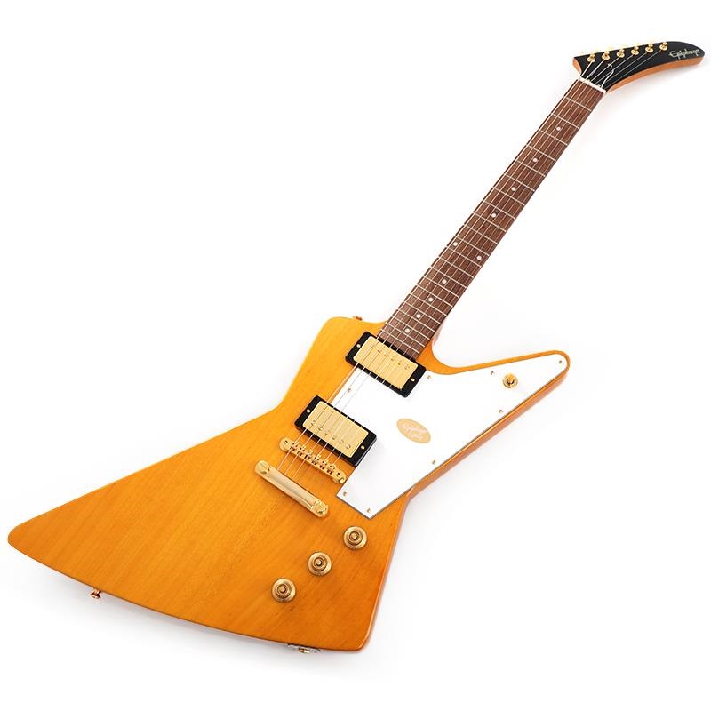 【新品】Epiphone 1958 Korina Explorer Epiphone Inspired by Gibson Custom Shop 1958 Korina Explorer (Aged