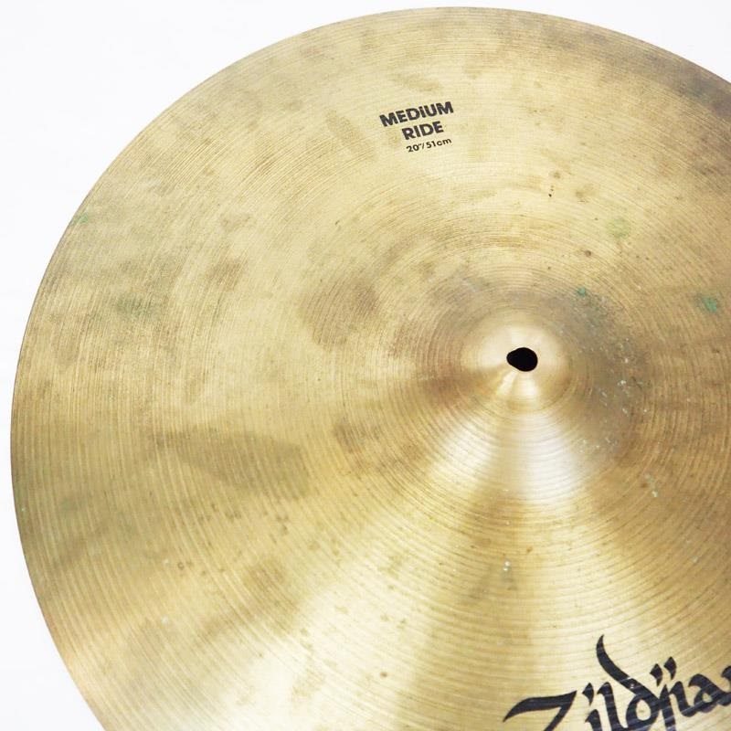 ジルジャン　Aジルジャン　スタジアムミディアム14インチ　中古品 Zildjian USED 中古 90s A Zildjian Medium Ride 20 [2602g/キーホール