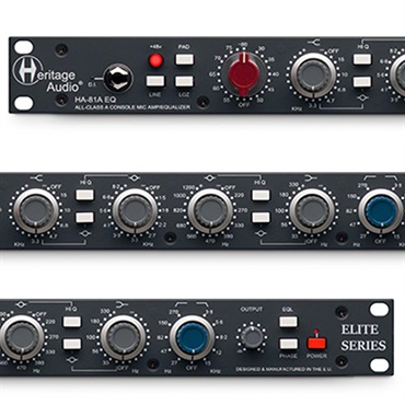 Heritage Audio HA-81A EQ (ヘリテイジオーディオ)(チャンネルストリップ)(マイクプリアンプ)(4バンドEQ)(Carnhill搭載)(HA81AEQ)(アウトボード) 画像2