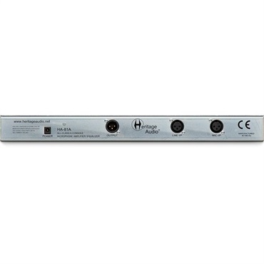 Heritage Audio HA-81A EQ (ヘリテイジオーディオ)(チャンネルストリップ)(マイクプリアンプ)(4バンドEQ)(Carnhill搭載)(HA81AEQ)(アウトボード) 画像3