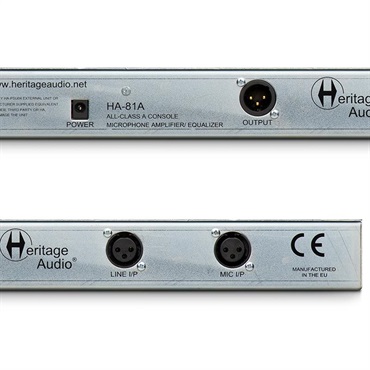 Heritage Audio HA-81A EQ (ヘリテイジオーディオ)(チャンネルストリップ)(マイクプリアンプ)(4バンドEQ)(Carnhill搭載)(HA81AEQ)(アウトボード) 画像4