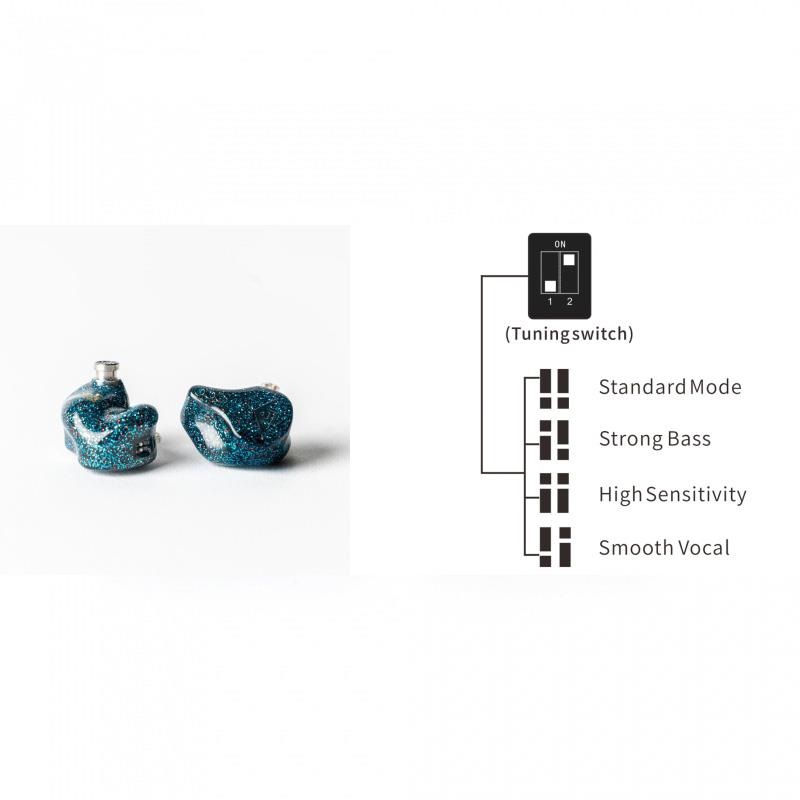 qdc Anole V6-S (イヤモニ)(キューディーシー)(有線イヤホン)(IEM)(BA