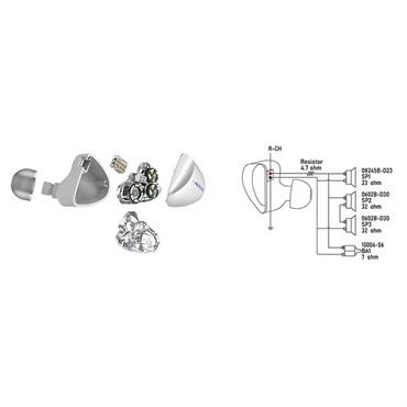 ACTIVO ACTIVO SCOOP (スクープ)(アクティヴォ)(有線イヤホン)(イヤモニ)(IEM)(ハイブリッド型)(5ドライバー)(密閉型)(インイヤーモニター)(IRV-ACTIVO-SCOOP) 画像4