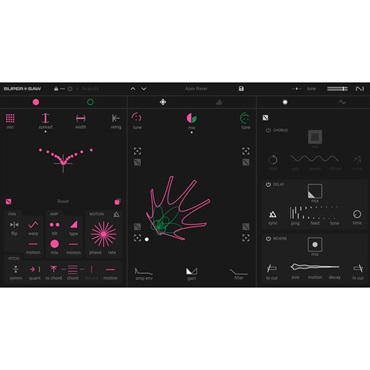 Native Instruments SuperStarSaw (スーパースターソウ)(ネイティブインストルメンツ)(8ボイスオシレーター)(ノコギリ波)(シンセ音源)(オンライン納品)(2時間以内に納品) 画像1