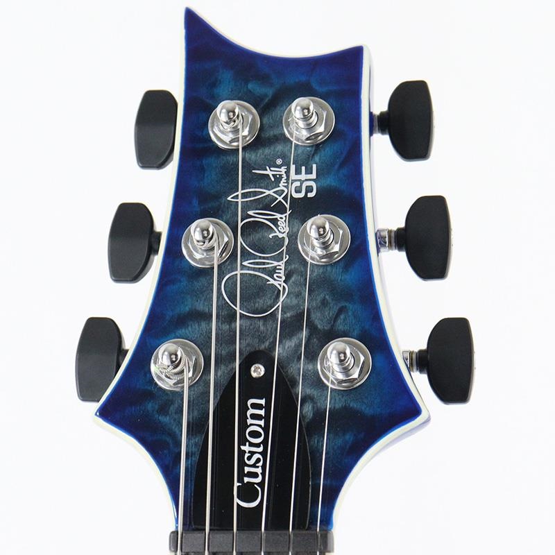 PRS SE Custom 24 ダークブルー ケース付 P.R.S. SE Custom 24 Quilt Package (Charcoal Blue Burst) 【2025年生