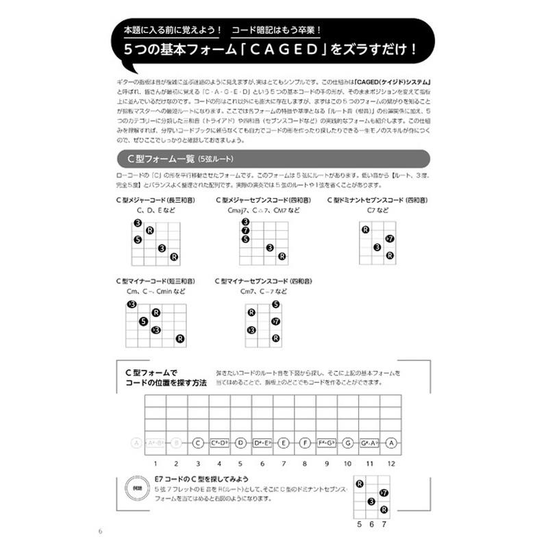 ALFANOTE 1つのコードフォームから導く!ギター伴奏&ソロ構築の最適解