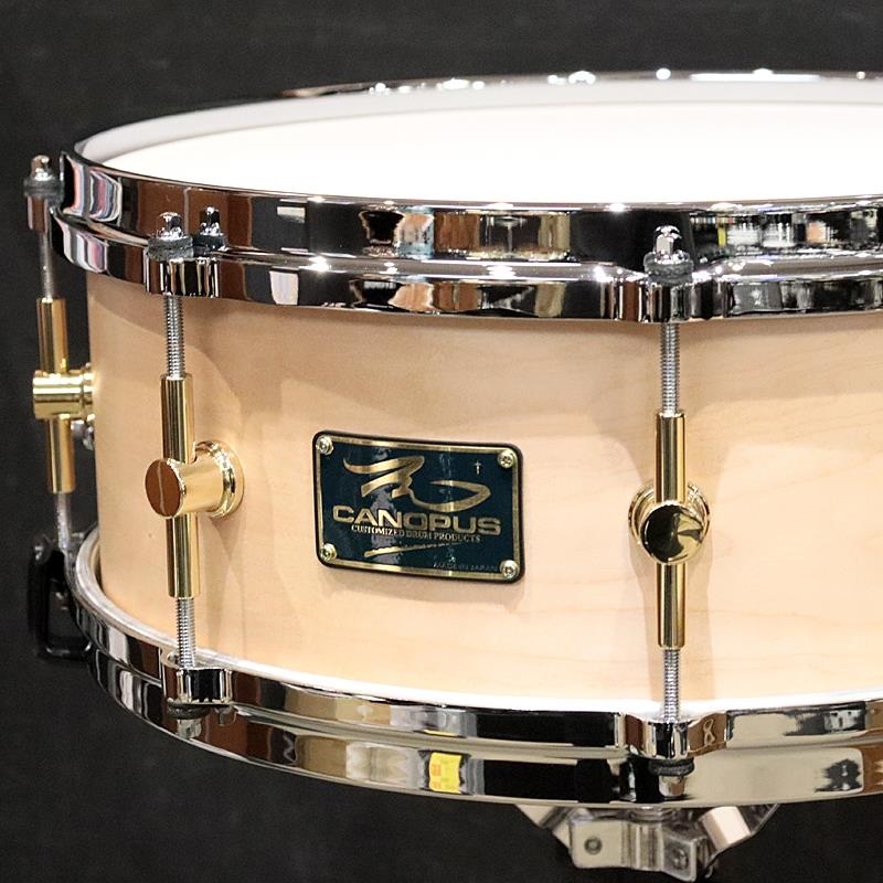 CANOPUS MO-1455 [MO Snare Drum 14''×5.5'' - Natural Oil]【メーカー